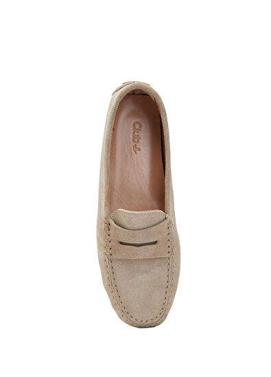 Beymen Club Bej Bant Detaylı Kadın Süet Driver - 4