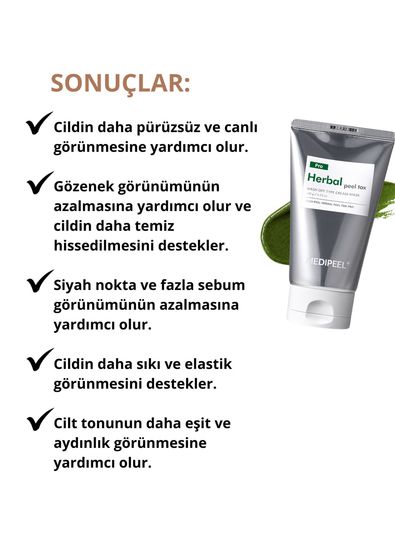 MEDIPEEL Herbal Peel Tox PRO Spiküller İçeren Temizleyici Peeling Yüz Maskesi 120 ml  - 4