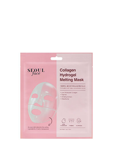 Dermal Seoulface Collagen Hydrogel Transparent Dissolving Face Mask 34 gr - 6