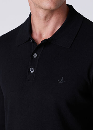 Beymen Club Black Polo Sweater - 6