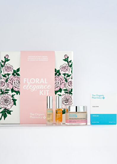 The Organic Pharmacy Floral Elegance Kit Çiçek Işıltısı Besleyici ve Nemlendirici Cilt Bakım Seti - 5