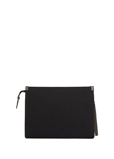 Beymen Club Black Embossed Logo Women's Hand Portfolio - 4