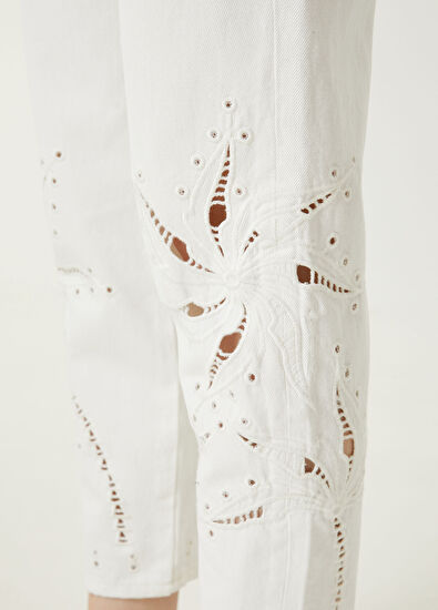 Beymen Club Mom Fit White Jeans - 5