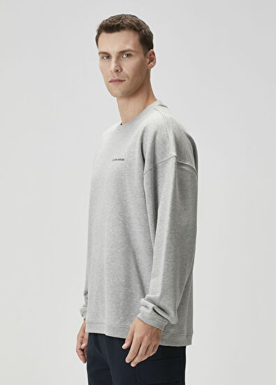 Gri Sweatshirt - Görsel 4