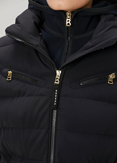 Bogner Ellya Siyah Kapüşonlu Kayak Montu - 5