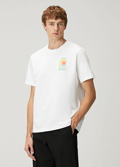 Casablanca Beyaz Organik Pamuk T-shirt - 3