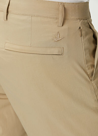 Beymen Club Beige Thin Technical Fabric Shorts - 5
