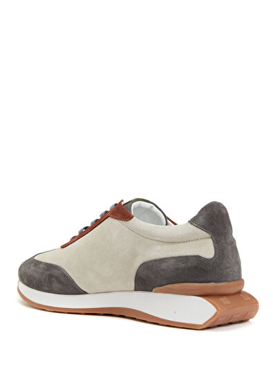 Beymen Club Colorblocked Kaz Logolu Erkek Deri Sneaker - 3