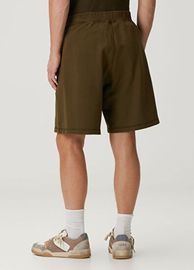 Dsquared2 Haki Logo Detaylı Bermuda - 3