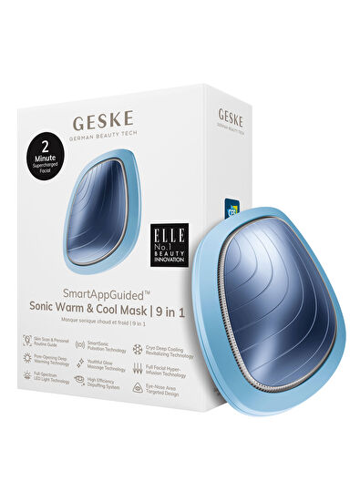 Geske Sonic Mavi 9'u 1 Arada Sıcak Ve Soğuk Maske Cilt Bakım Cihazı - 7