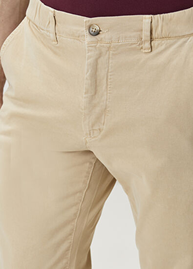 Beymen Club Beige Organic Cotton Sports Pants - 4