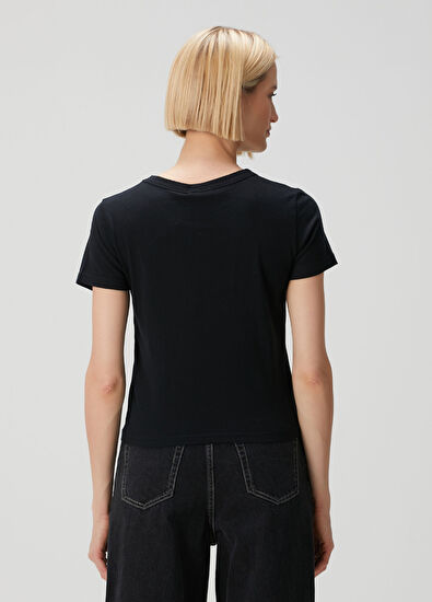 American Vintage Siyah T-shirt - 4