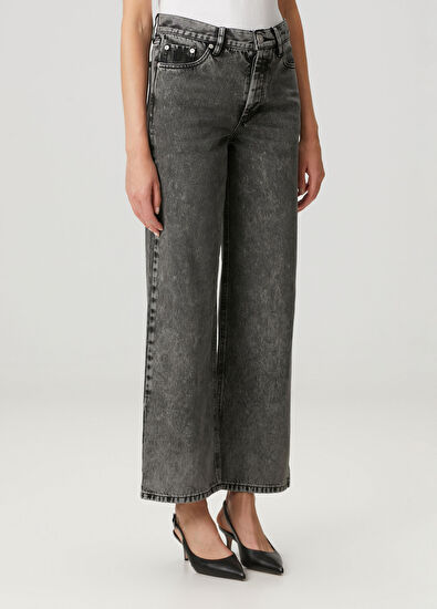 By Malene Birger Vinola Dark Grey Wide Leg Jeans - 3