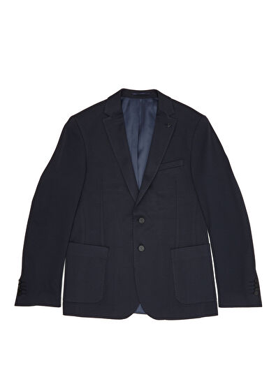 Beymen Club Lacivert Petek Dokulu Blazer - 11