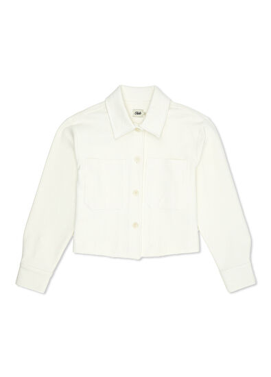 Beymen Club Beyaz Jersey Ceket - 7