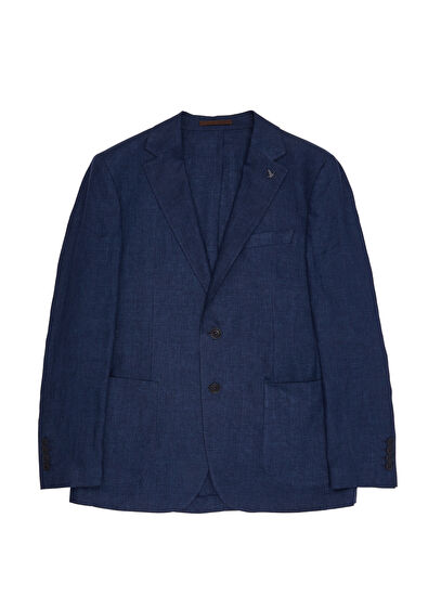 Beymen Club Navy Blue Linen Jacket - 11