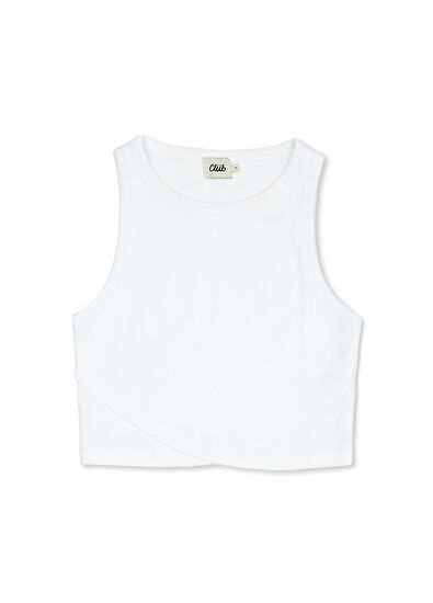 Beymen Club Beyaz Crop Atlet - 7