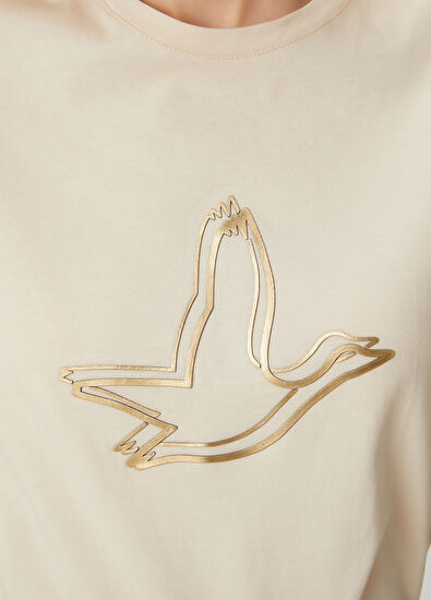 Beymen Club Beige T-Shirt - 6
