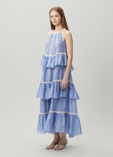 Devotion Mirage Blue Maxi Beach Dress - 3