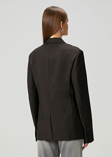 Meta Campania Collective Brown Double-Breasted Wool Jacket - 4