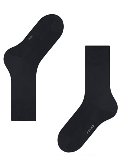 Falke Clima Wool Siyah Erkek Çorap - 5