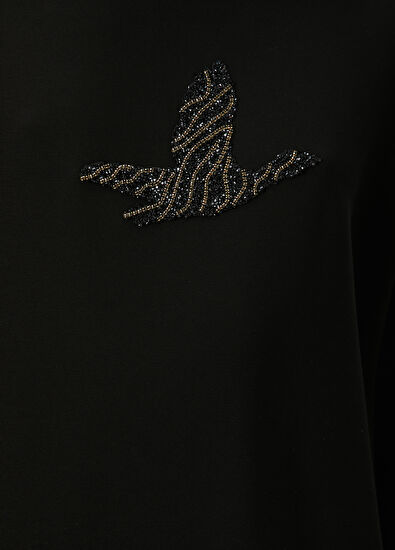 Siyah Mini Elbise Beymen Club Siyah Mini Elbise - 6