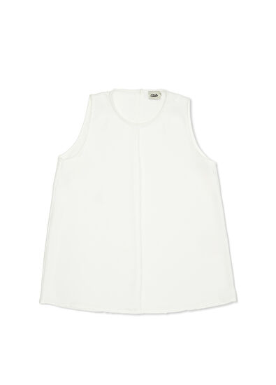 Beymen Club Beyaz Dökümlü Krep Bluz - 7