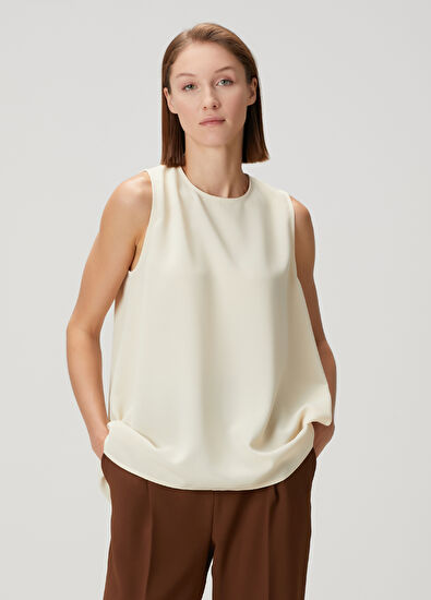 Beymen Club Light Yellow Loose-Fitting Blouse - 3