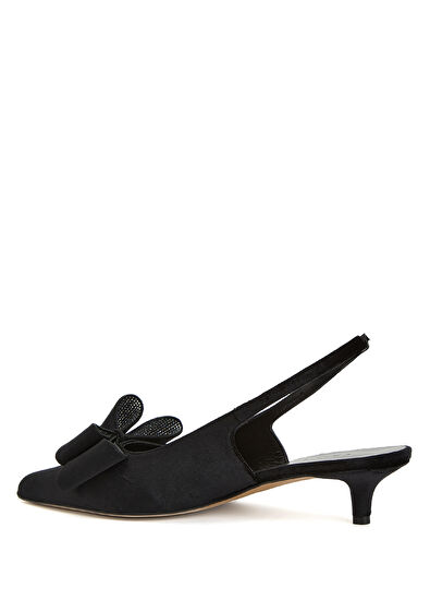 Beymen Club Siyah Fiyonk Detaylı Topuklu Ayakkabı - 3