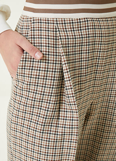 Beymen Club Bej Pötikare Desenli Pilili Pantolon - 4