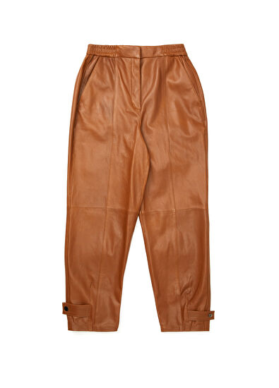 Beymen Club Taba Apoletli Deri Pantolon - 7