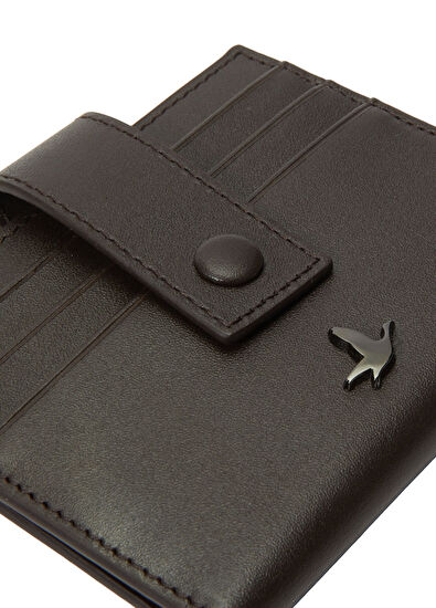Beymen Club Brown Men's Leather Card Holder - 5