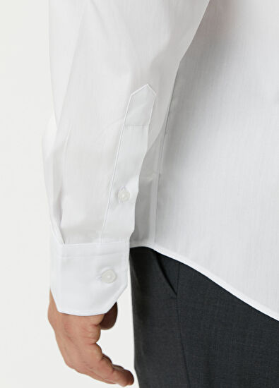 Beymen Club Comfort Fit Gizli Düğmeli Yaka Non-iron Gömlek - 6