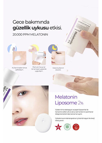 Maxclinic Melatonin Cream Toner Melatonin İçeren Çift Fazlı Yorgunluk Karşıtı Krem Tonik 200 ml - 5