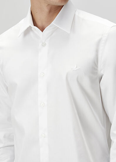 Beymen Club Slim Fit Beyaz Gömlek - 6