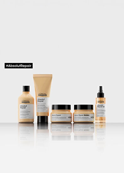 Loreal Professionnel Serie Expert Absolut Repair Resurfacing Golden Repairing Mask 500 ml - 3