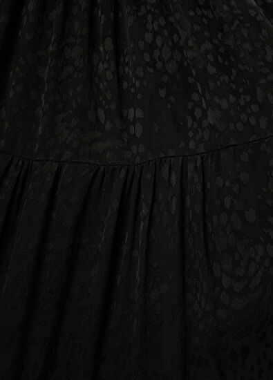 Beymen Club Siyah Jakarlı Uzun Etek - 7