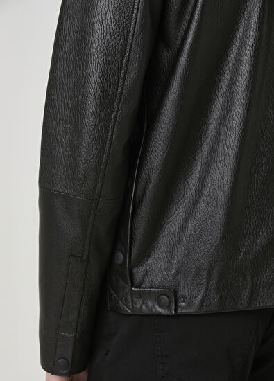Beymen Club Black Leather Jacket - 9