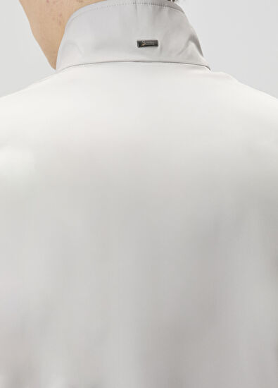 Herno Light Grey Overcoat - 6