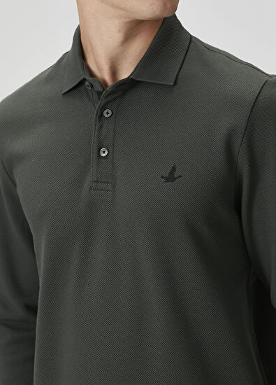 Beymen Club Comfort Fit Khaki Polo Sweatshirt - 5