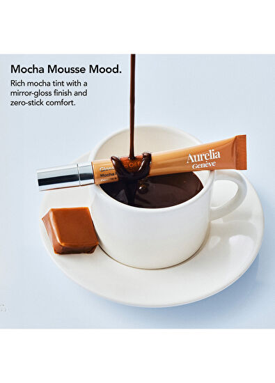 Aurelia Genève Mocha Mousse Glossy Lip Oil Balm - 4