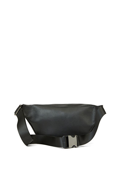 Beymen Club Siyah Deri Bel Çantası - 4