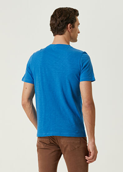 Beymen Club Cobalt Flamed T-shirt - 5