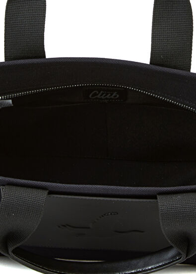 Beymen Club Black Tonal Logo Women's Crossbody Bag - 5