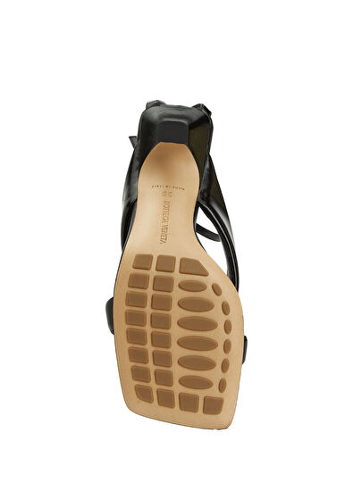 Bottega Veneta Riva Black Women's Leather Sandals - 5