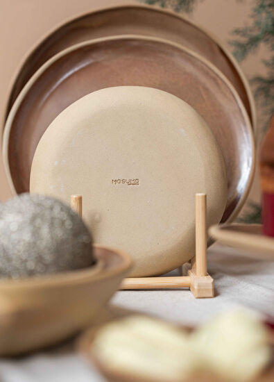 Masuma Ceramics Mocha Stoneware Tatlı Tabağı 16,5 cm - 4