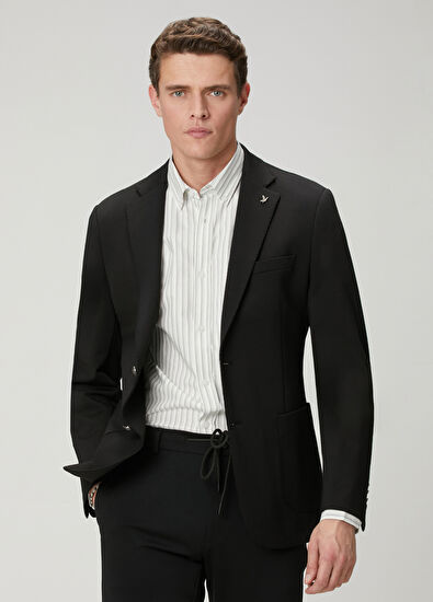 Beymen Club Comfort Fit Beyaz Gri Çizgi Desenli Oxford Gömlek - 5