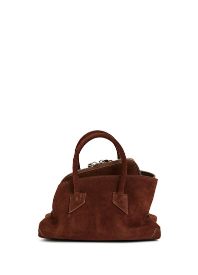 The Attico La Passeggiata Mini Taba Kadın Süet Çanta - 4