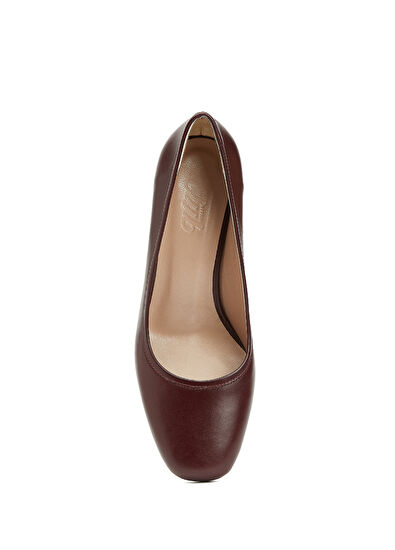 Beymen Club Koyu Bordo Kadın Deri Ayakkabı - 4