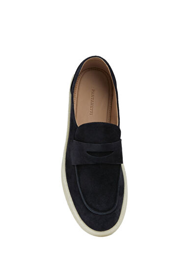 Pantanetti Lacivert Erkek Deri Loafer - 4